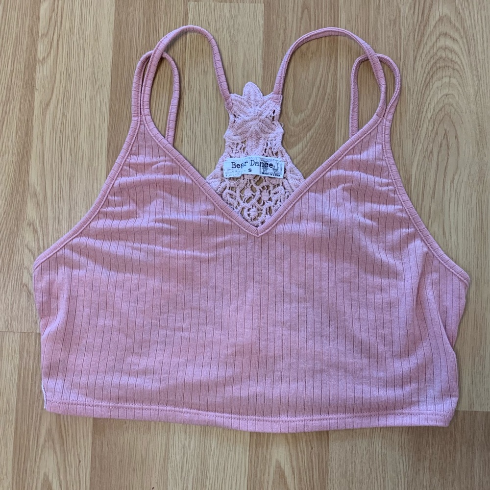 Pink Crop Top